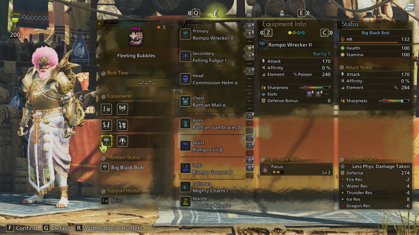 Fleeting Bubbles Set Loadout Hammer