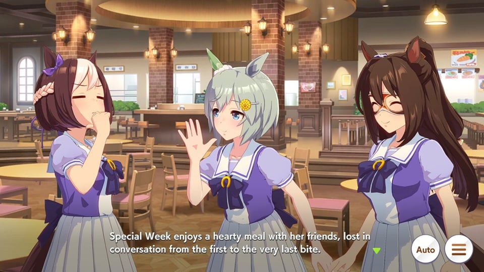 Umamusume gameplay. 