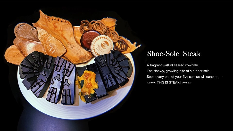 Please Serve Only the Most Delicious Garbage Shoe-Sole Steak.