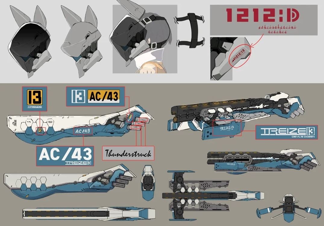 Guilty Gear Strive Unika concept art