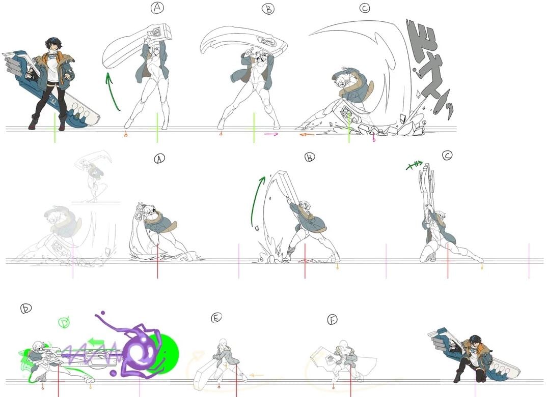 Guilty Gear Strive Unika concept art