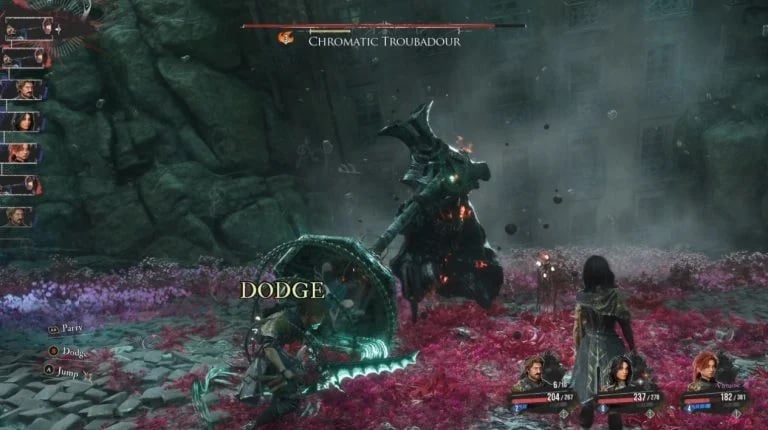 Clair Obscur gameplay.