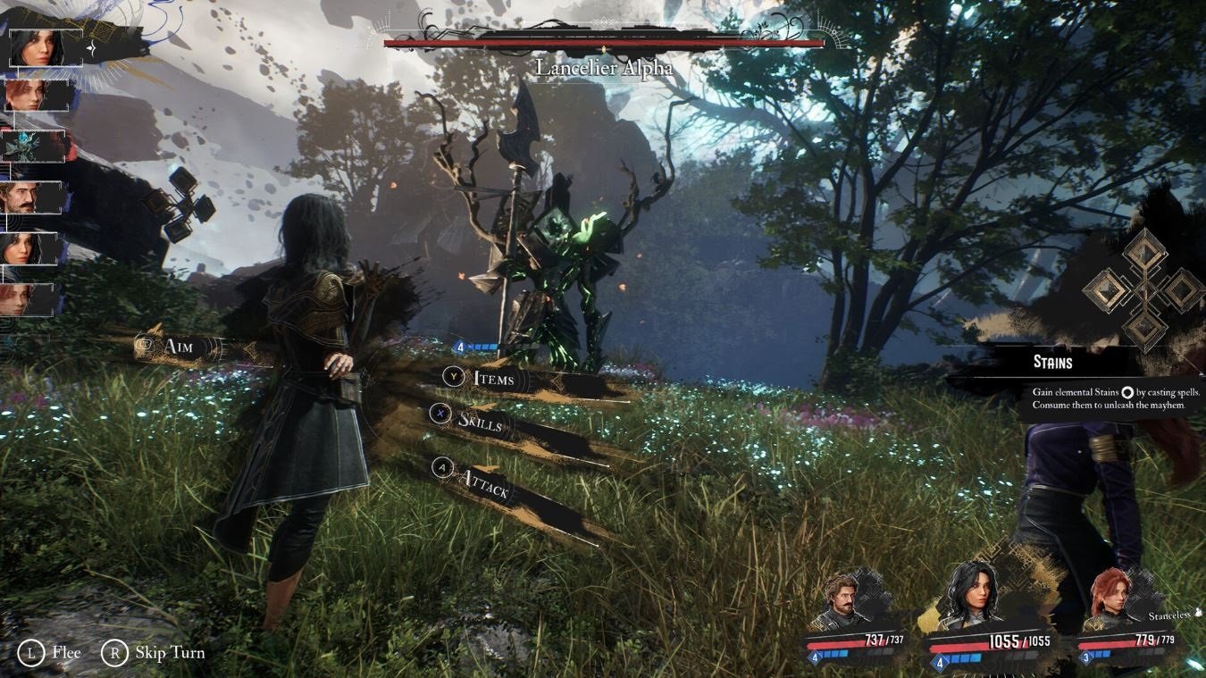 Clair Obscur gameplay.