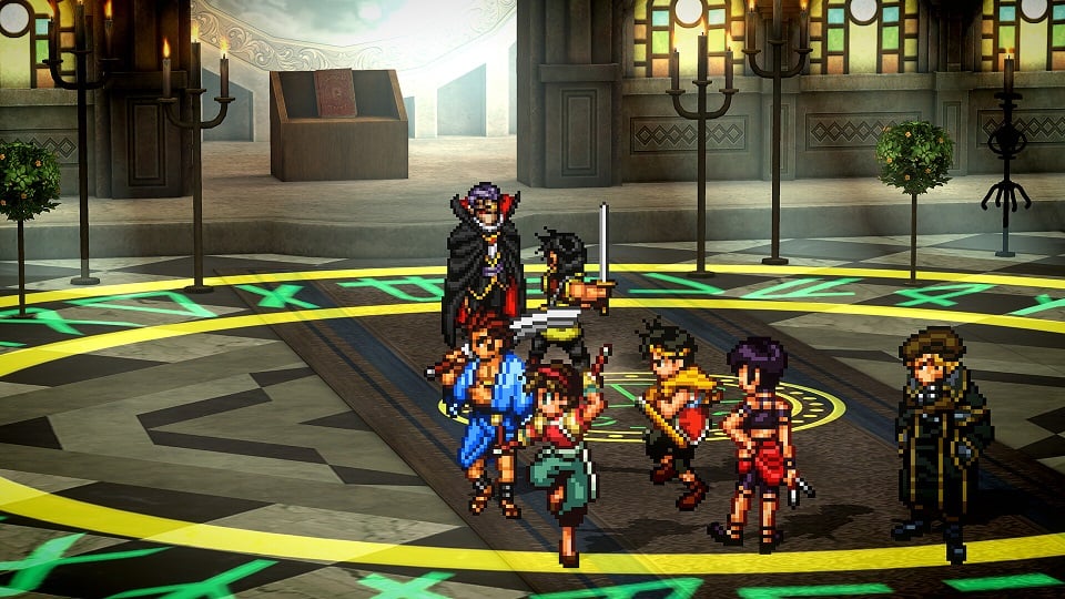 Suikoden II gameplay.