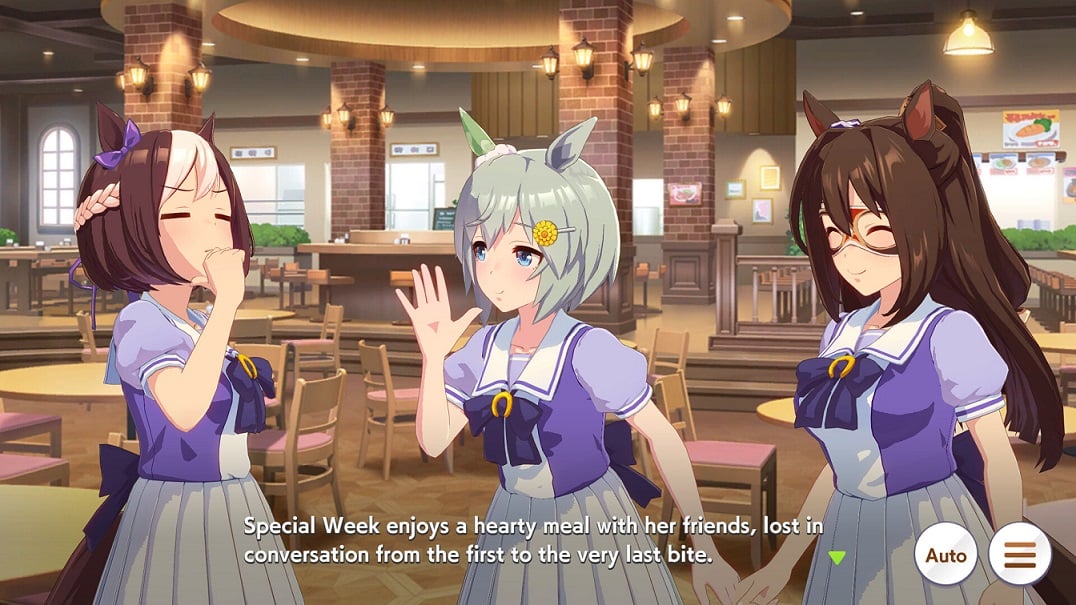 Umamusume gameplay.