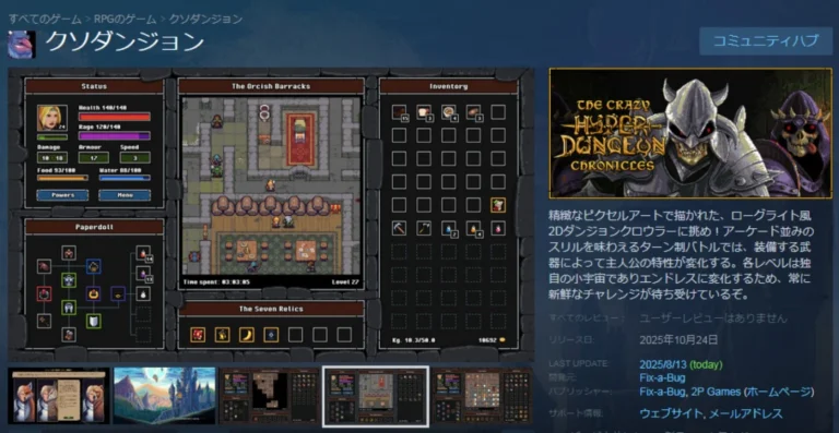 The Crazy Hyper-Dungeon Chronicles's errneous Japanese title