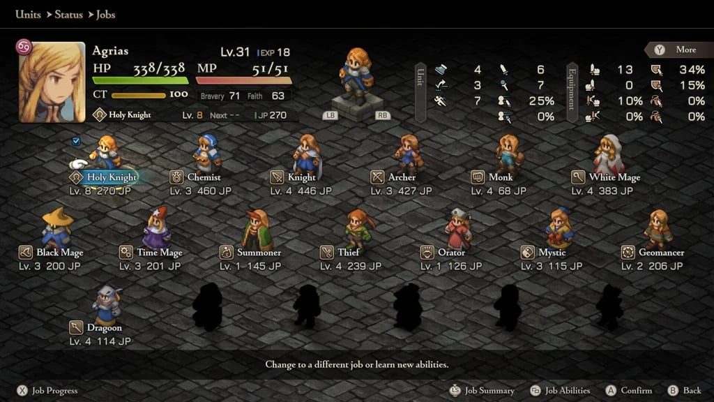 Final Fantasy Tactics - The Ivalice Chronicles gameplay.