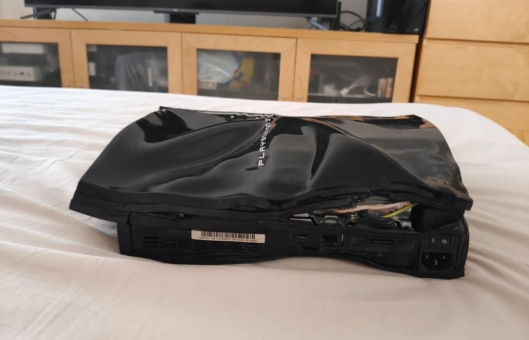 Melted PlayStation 3