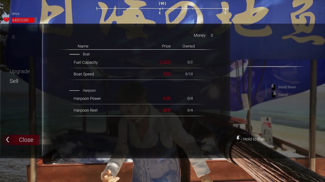 Umigari upgrades.