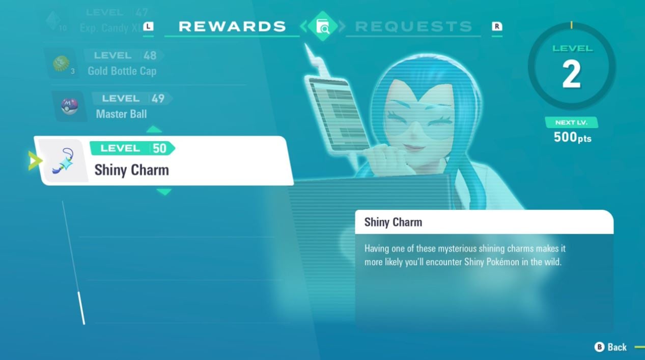 Shiny Charm in Pokemon Legends Z-A
