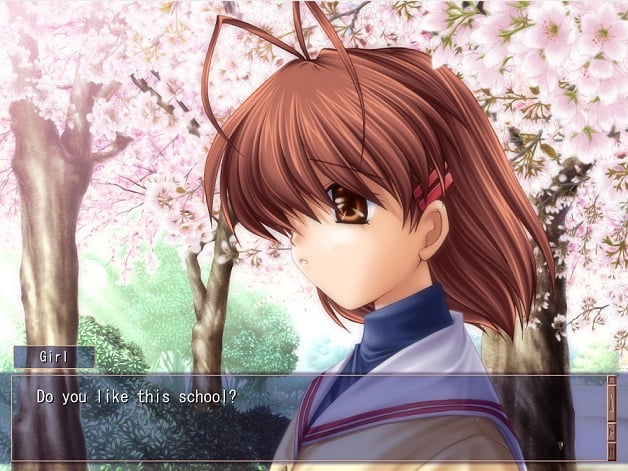 Clannad gameplay.