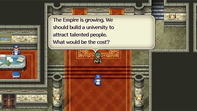 Romancing SaGa 2 gameplay.