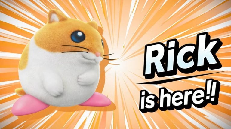 Rick the Hamster in Kirby Air Riders