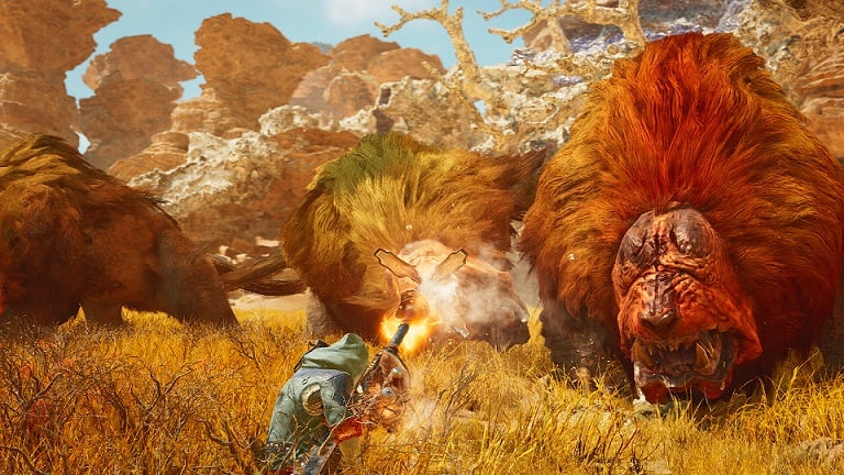 Monster Hunter Wilds gameplay. 