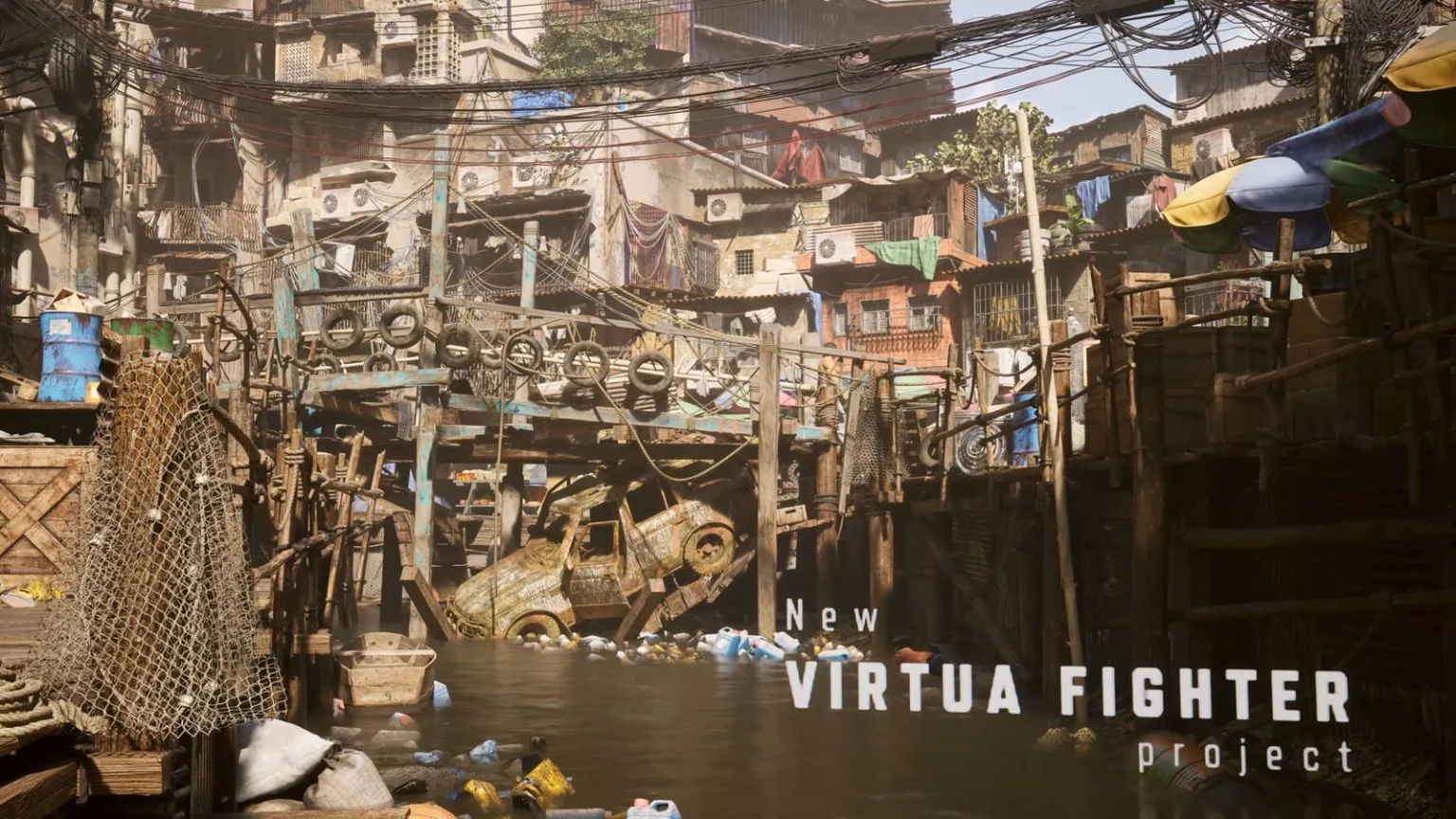 New Virtua Fighter slum environment