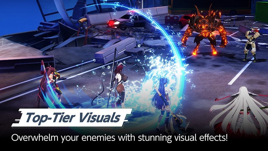 Taimanin Squad visuals explanation.