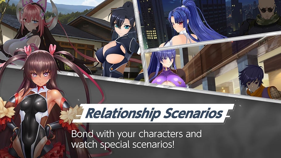 Taimanin Squad relationship scenarios.