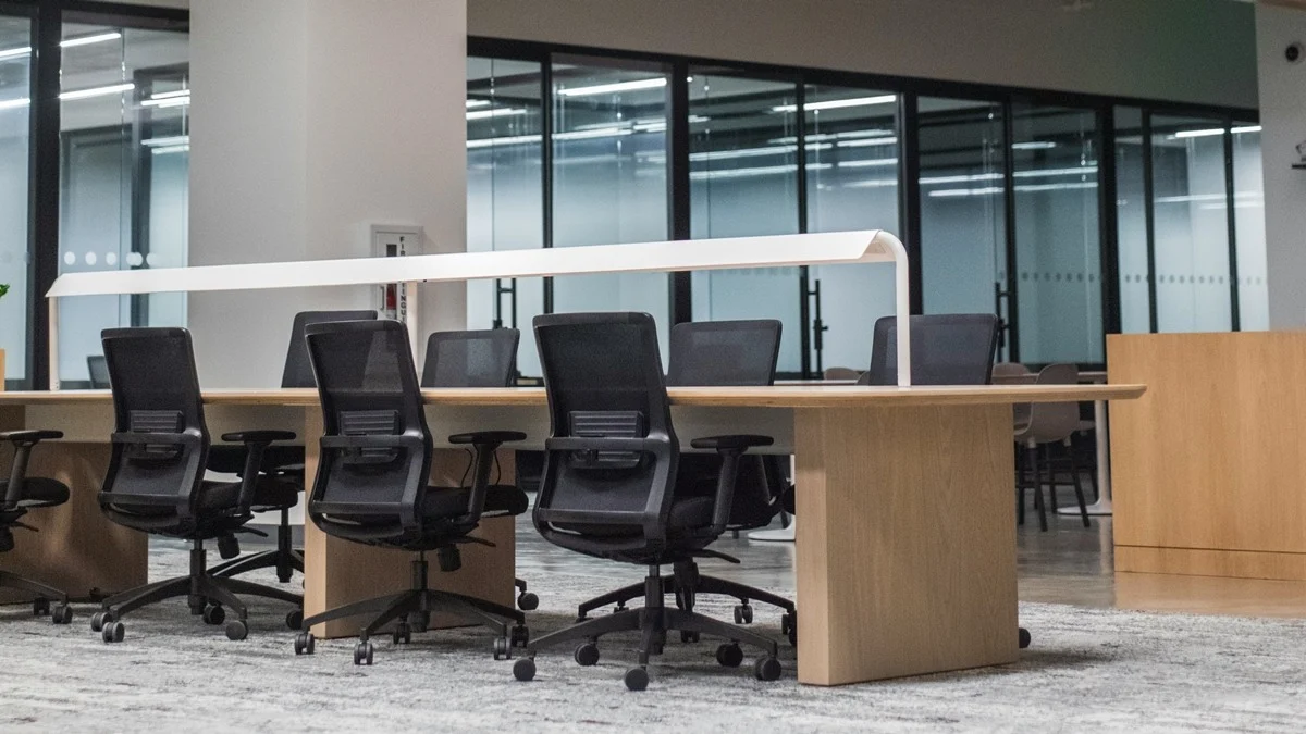 Stock image of office space