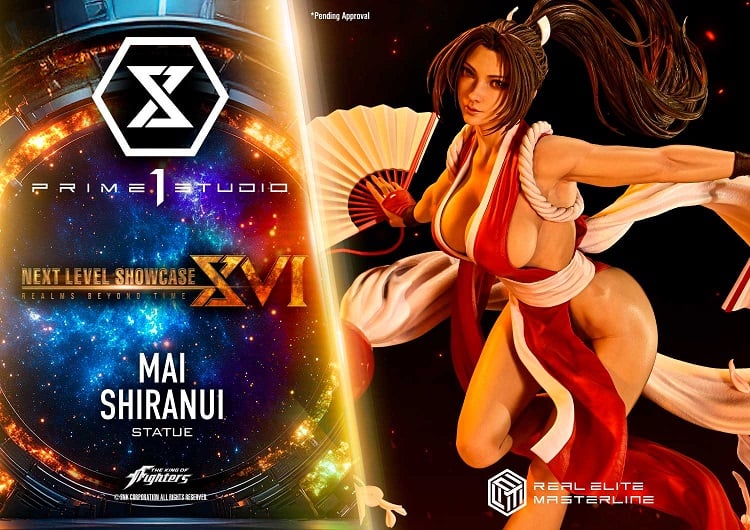 Mai Shiranui statue. 