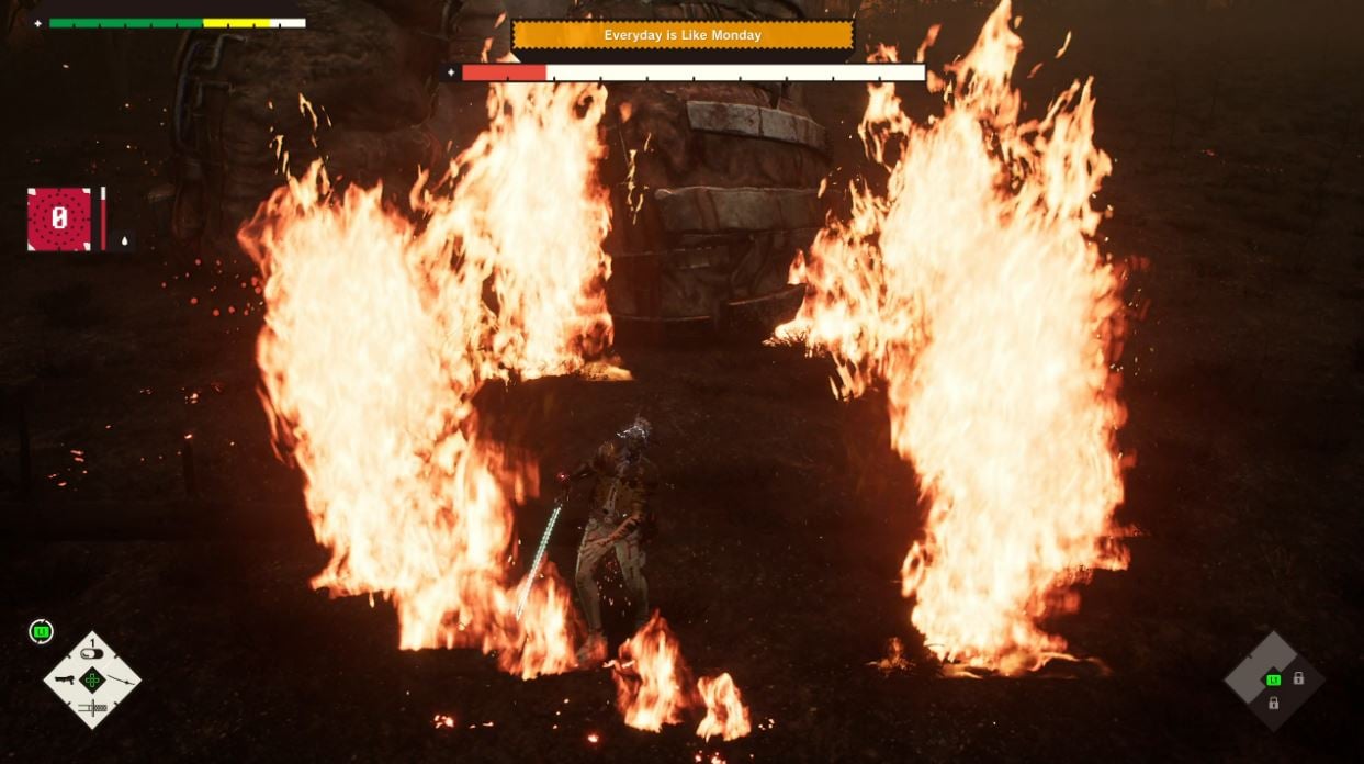 Everyday Is Like Monday stomping attack