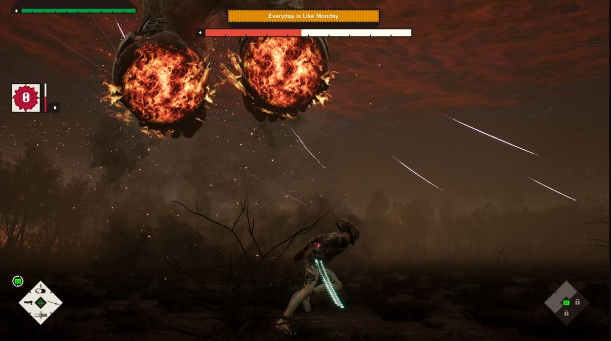 Everyday Is Like Monday jump attack