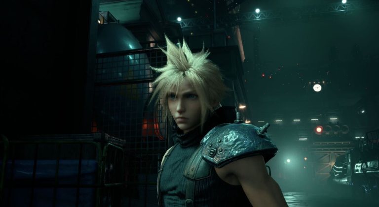 Final Fantasy VII Rebirth, Cloud's hair on Nintendo Switch 2 handheld mode