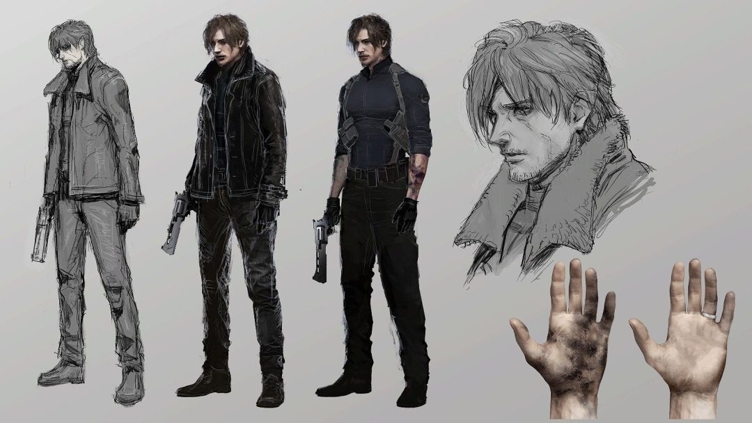 Leon concept art. 