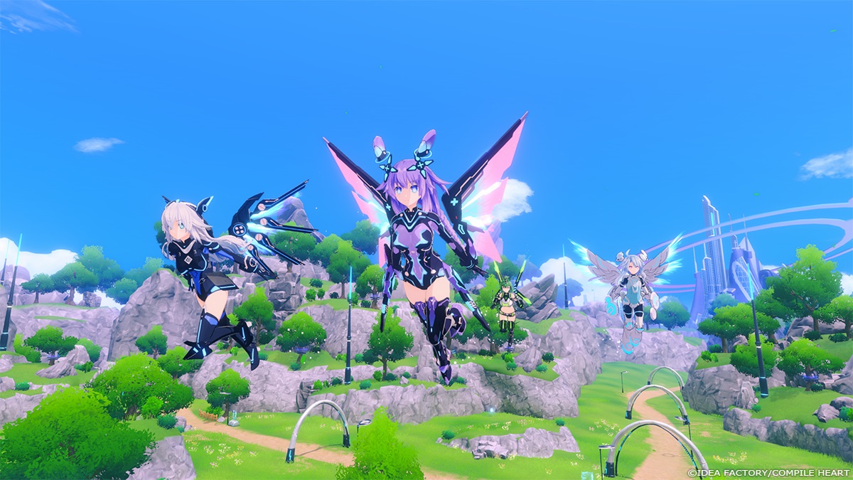 Neptunia gameplay.