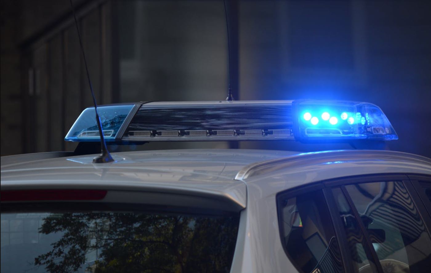 Police car stock image