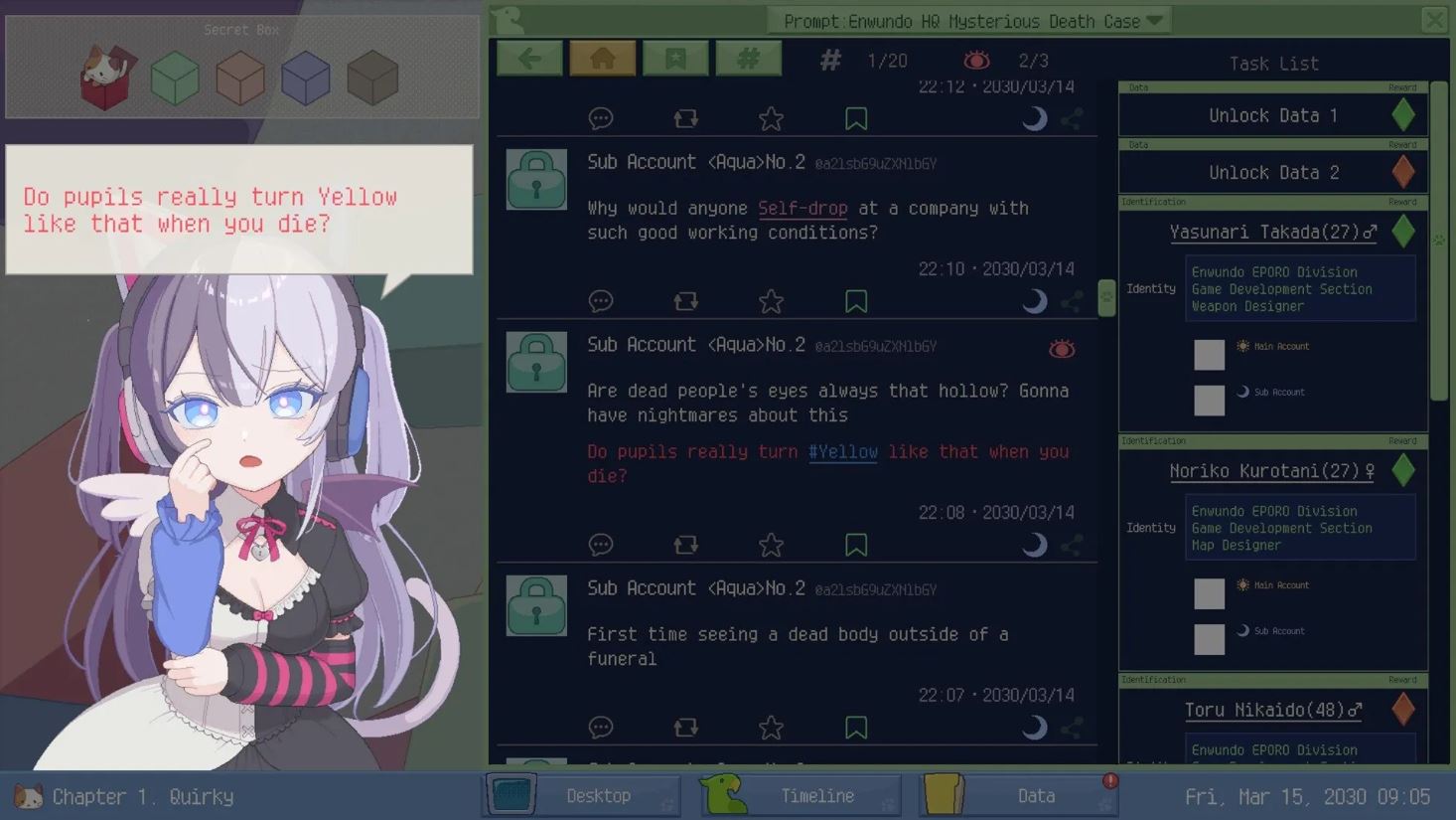 Demons' Timeline