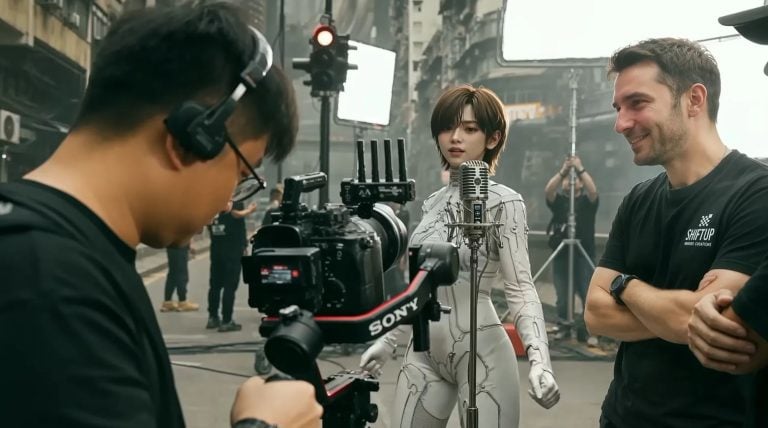 Stellar Blade Blood Rain AI music video