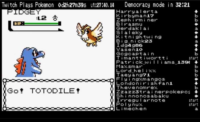 Twitchコメント欄プレイ Pokemon Crystal 開始 民主主義 Vs 無政府主義 Automaton