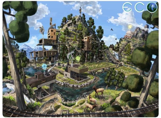 Minecraft ライクな箱庭サバイバルゲーム Eco が始動 プレイヤーたちは 生態系の滅亡を防ぐ ことができるか Automaton