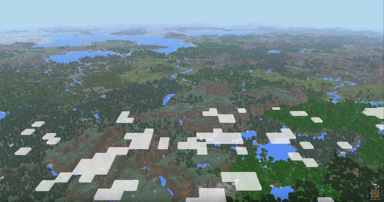 描写距離 4k で見る Minecraft の世界 Automaton
