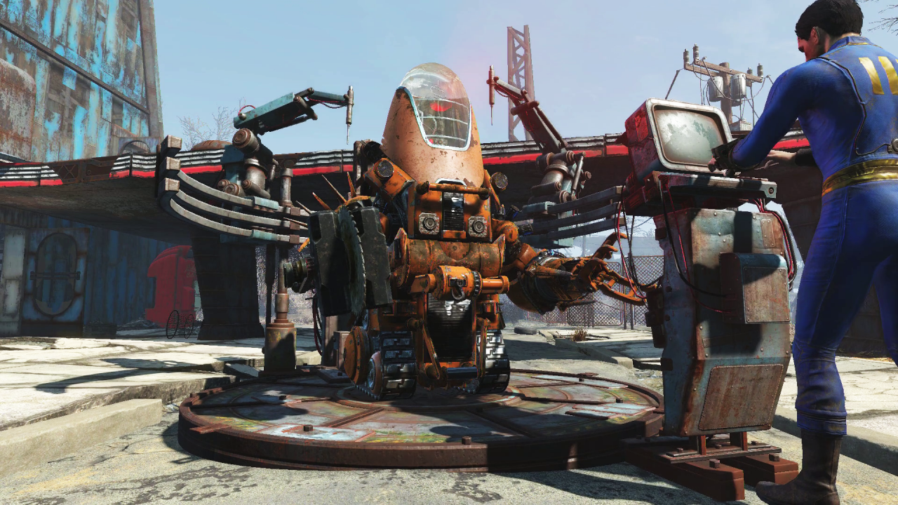 Fallout 4 の第1弾dlc Automatron が3月22日に配信決定 ロボ同士が激しいメタルバトルを繰りひろげる最新トレイラーも公開 Automaton