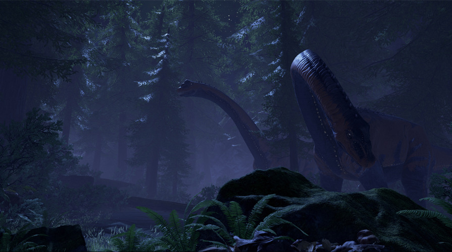 恐竜が生息する世界を探検できるvrアトラクション Ark Park が発表 Ark Survival Evolved との連携要素も Automaton