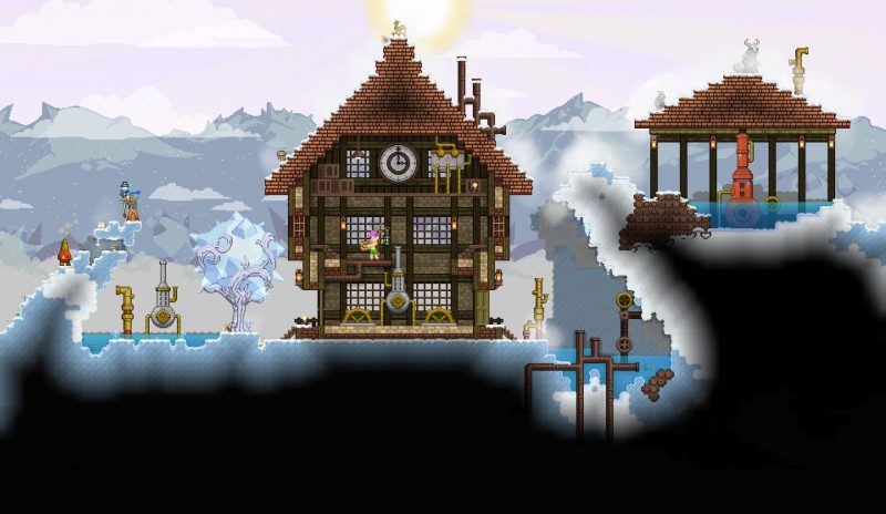 2dサンドボックスゲーム Starbound が250万本のセールスを達成 現在開発中の メカ のgifイメージも披露される Automaton