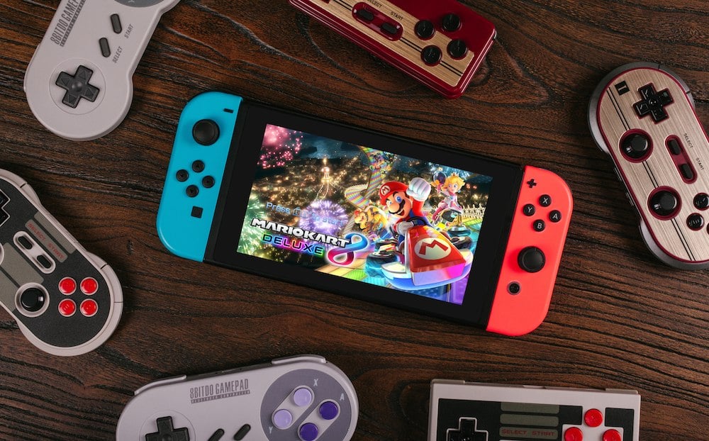 周辺機器メーカー8bitdoのbluetoothコントローラーがnintendo Switchで使用可能に Sfc風コントローラーを例に導入手順を紹介 Automaton