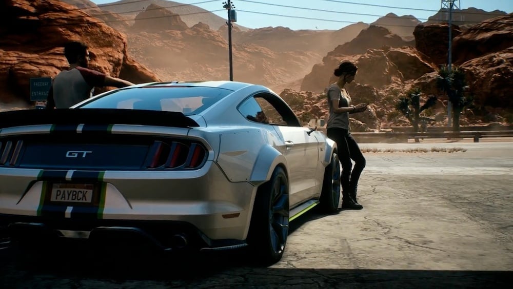 Need For Speed Payback』砂漠の高速道路を舞台にした、スーパーカー