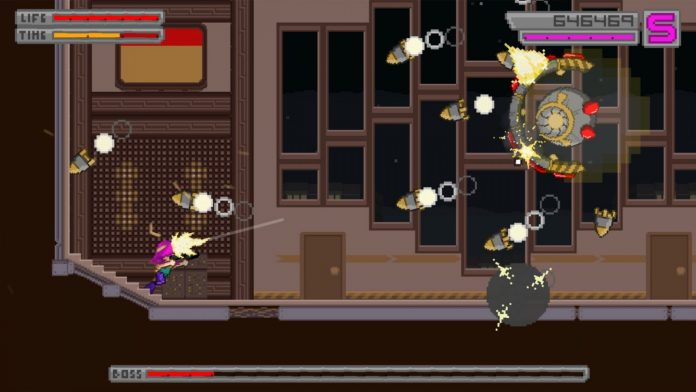 Bleed Ps4 Xbox One版が発表 さいきょうのテレビゲームヒーロー になりたい系女子の2dアクション ガンシューティング Automaton