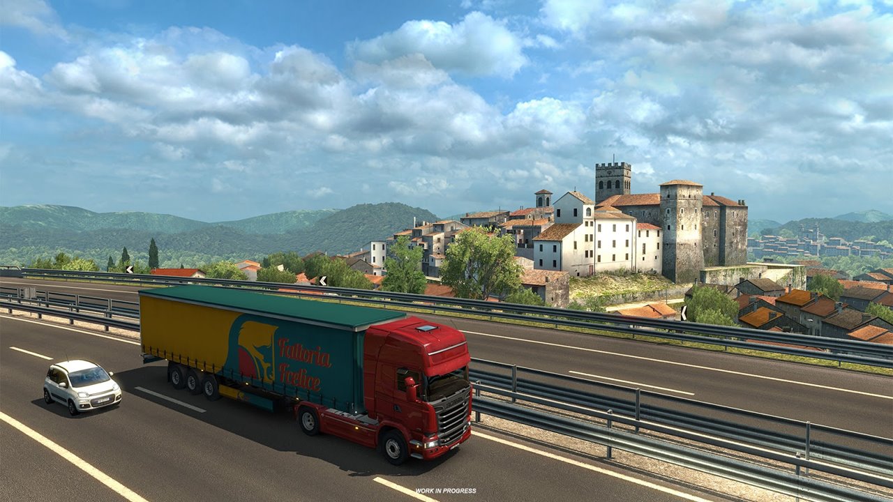 積荷を乗せトラックで欧州を放浪するシミュレーター『Euro Truck Simulator 2』、イタリアを拡張するDLCが発表 - AUTOMATON