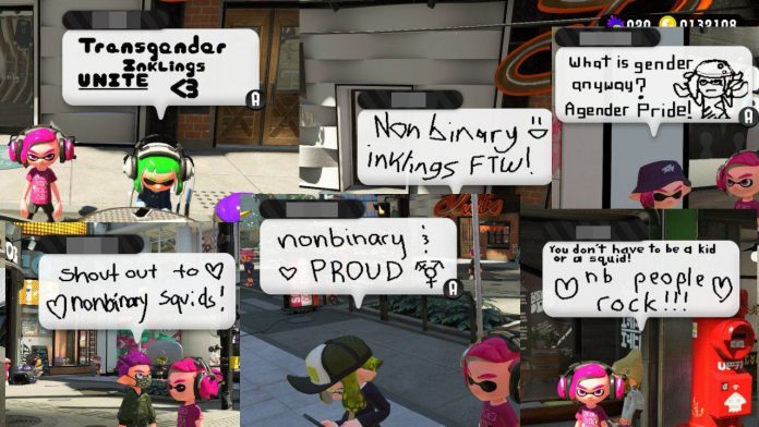 海外の スプラトゥーン2 広場が 主張の場 と化す ケモノの次はlgbtをめぐる論争勃発 Automaton