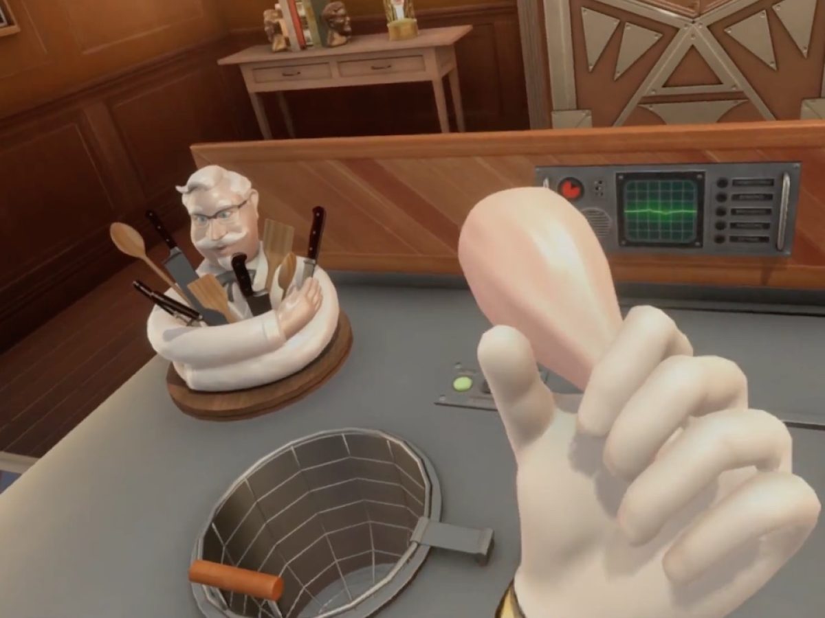 KFC、カーネルおじさんに監禁されるチキン揚げVR『The Hard Way KFC、カーネルおじさんに監禁されるチキン揚げVR『The Hard Way