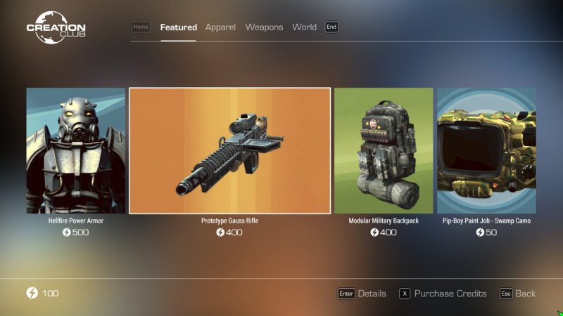 Steam版 Fallout 4 にて 公式modを販売する Creation Club がサービス開始 海外では8月30日からps4 Xbox One版にも対応 Automaton Steam版 Fallout 4 にて 公式modを販売する Creation Club がサービス開始 海外では8月30日からps4 Xbox One版にも対応 Automaton