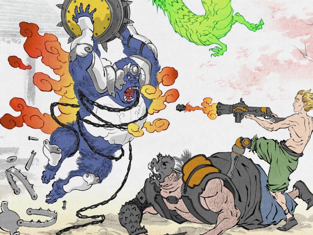 ゲームをテーマにした浮世絵を制作するプロジェクトが新たに進行中