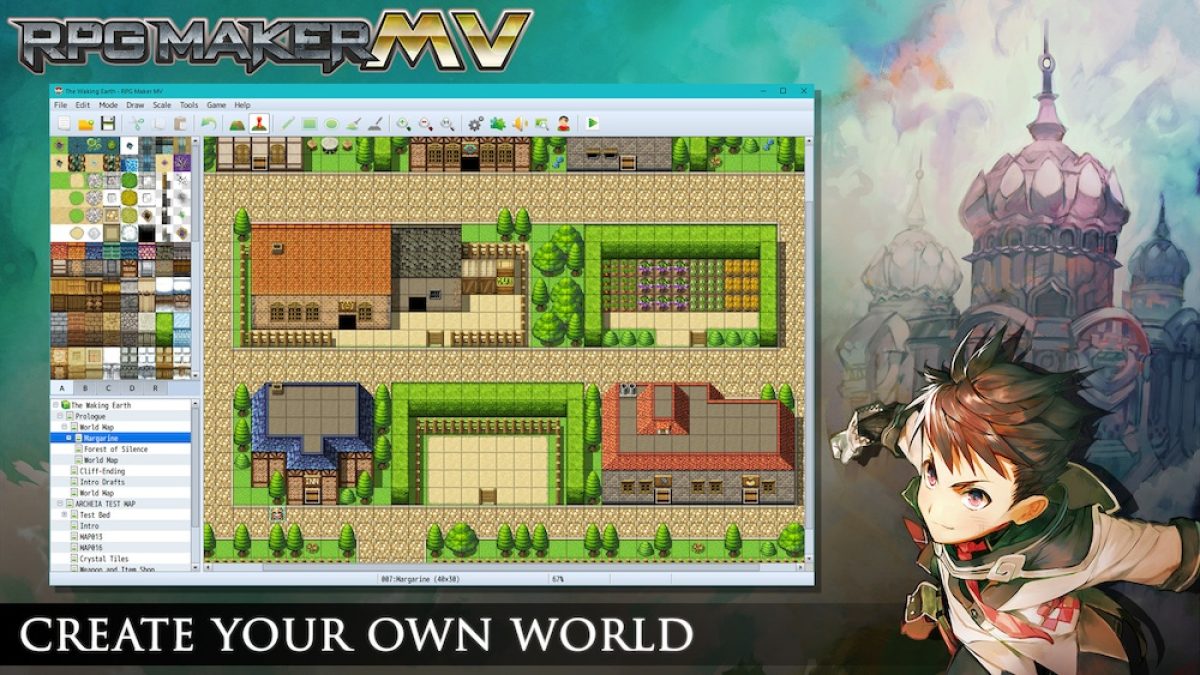 Humble Bundleにて、RPG制作ソフト『RPGツクール』シリーズの