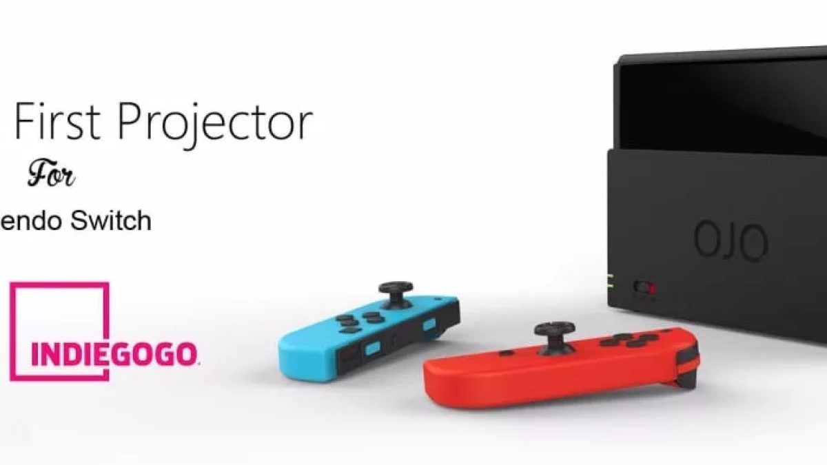 世界初のニンテンドースイッチ向けプロジェクター「OJO Projector」は