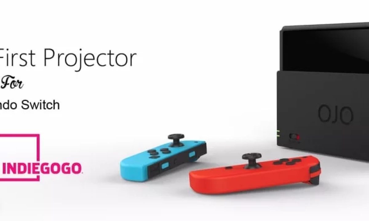 世界初のニンテンドースイッチ向けプロジェクター「OJO Projector」は