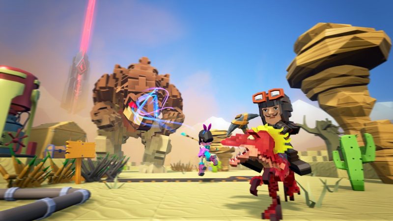 恐竜だらけの世界を探検するサンドボックス Pixark Steam Ps4 Xbox One ニンテンドースイッチ向けに発表 Ark スピンオフ作品 Automaton