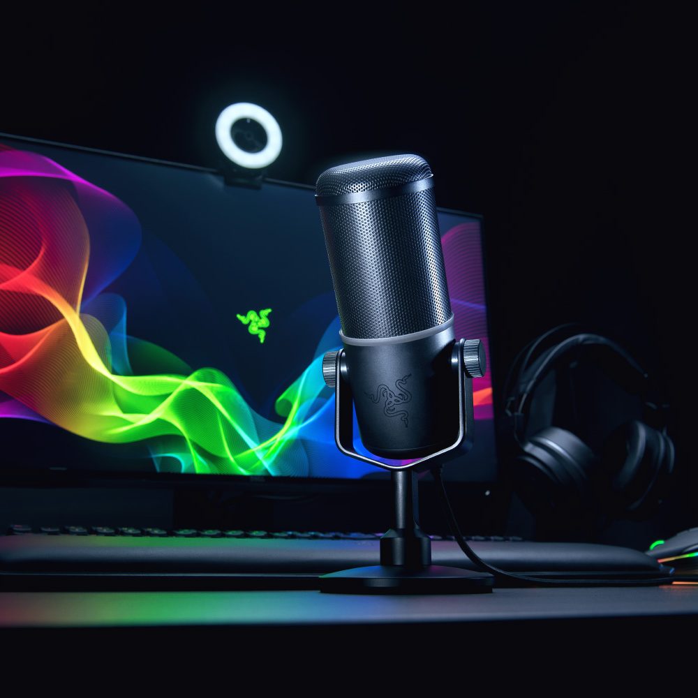 Razerが新型の「ゲーム実況者特化型USBマイク」を発表。生々しい生活音